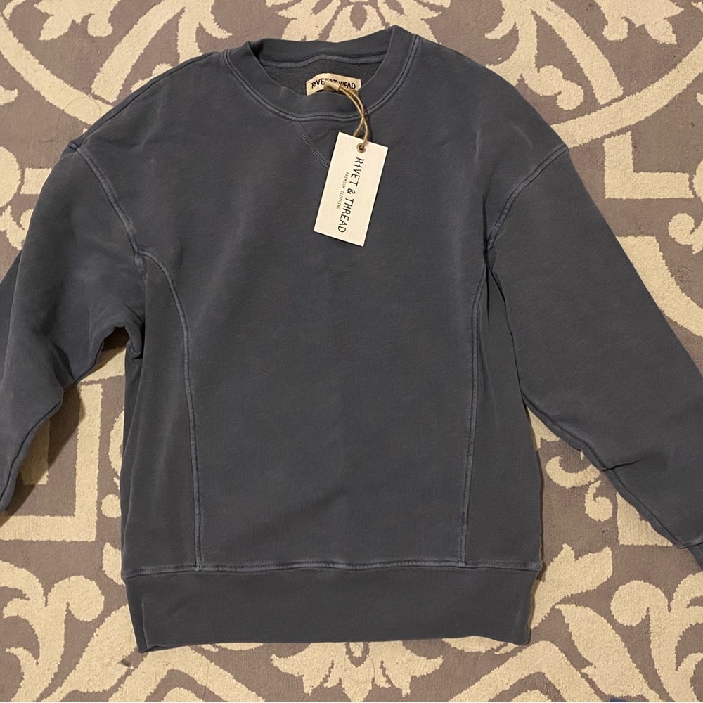 NWT Madewell Rivet & Thread Sweatshirt